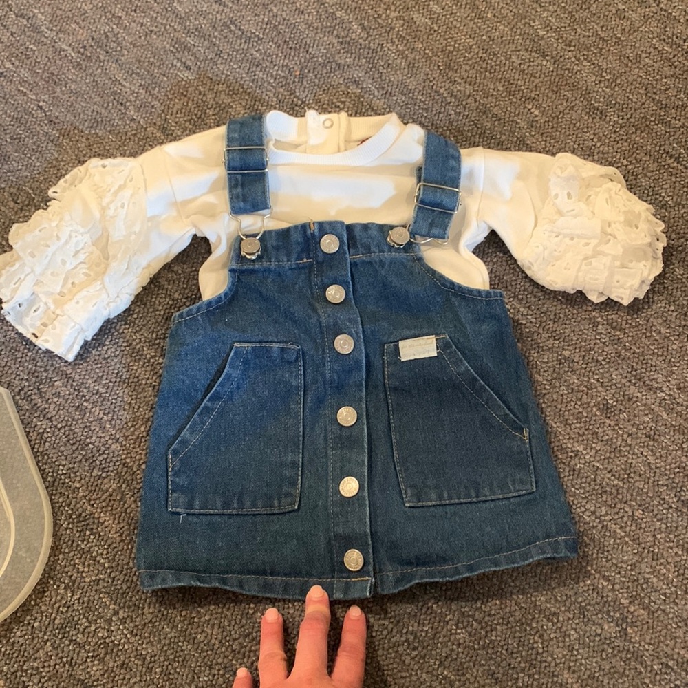 Toddler jean dress seven for all mankind 12 months